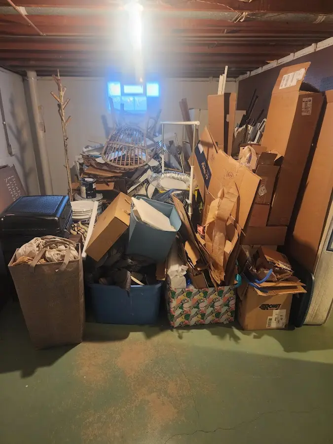 Roll-off dumpster container at job site for Roll Off Dumpster Rental in Royse City